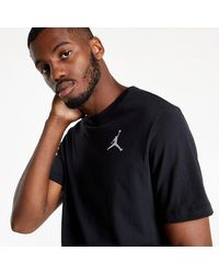 Nike - M J Jumpman Emb Ss Crew Black/White - Lyst