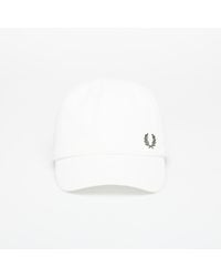 Fred Perry - Cap Pique Classic Cap Snow/ Court - Lyst