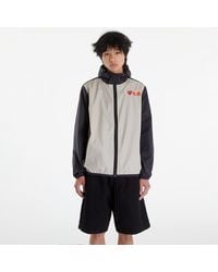 COMME DES GARÇONS PLAY - Jacket X K-way Claude Contrast Jacket Unisex Beige Grey/ Black L - Lyst