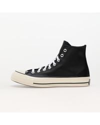 Converse - Sneakers Chuck 70 Leather Black/ White/ Egret Us 4.5 - Lyst