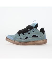 Lanvin - Baskets curb sneakers blue/ amber eur 42 - Lyst