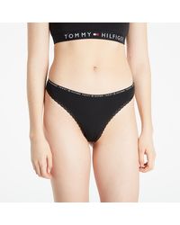 Tommy Hilfiger Lace 3 Pack Thong ? - Schwarz