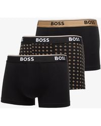 BOSS - Boxers Trunk 3-Pack Power Desig - Lyst