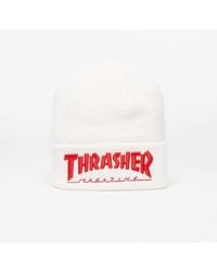Thrasher - Embroidered Logo Beanie / Red - Lyst