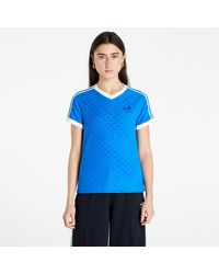 adidas Originals Adidas Adicolor 70s Monogram T-Shirt Blue Bird - Blau