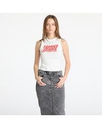 Tommy Hilfiger - Tank Top Tommy Jeans Slim Sh Tj Bubble Tee - Lyst