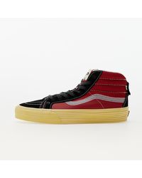 Vans Black Sk8-hi Vibram Lx Leather Sneakers | Lyst