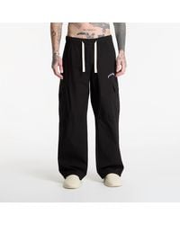 Palm Angels - Broeken Curved Logo Loose Cargo Pants/ Off - Lyst