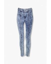 ladies acid wash jeans