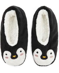 Lyst Forever 21 Penguin Slipper Socks In Red