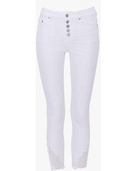 white ripped jeans forever 21