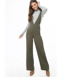 chambray pinafore jumpsuit