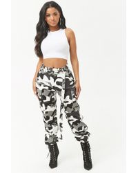 forever 21 camo cargo pants womens