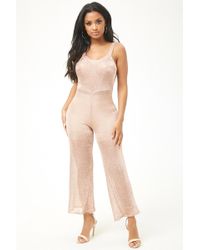 rose gold jumpsuit forever 21