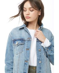 Forever 21 Veste en jean - Bleu
