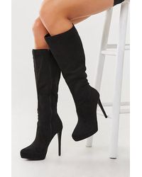 forever 21 high knee boots