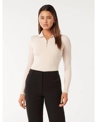 Forever New - Vivienne Zip-Front Top - Lyst