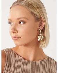 Forever New - Signature Jenifer Textured Pearl Earrings - Lyst