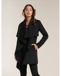 Forever New Willow Wrap Coat - Black