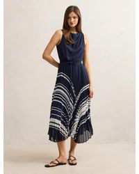 Forever New - Addie Pleated Skirt Midi Dress - Lyst
