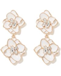 Forever New - Signature Capri Statement Flower Earrings - Lyst