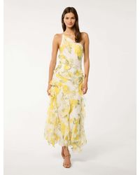 Forever New - Belle One-Shoulder Ruffle Gown - Lyst