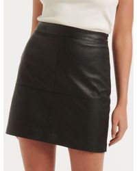 Forever New - Ellen Vegan Leather Mini Skirt - Lyst