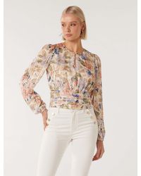 Forever New - Leighton Printed Blouse - Lyst