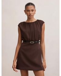 Forever New - Quinn Gathered Bodice Mini Dress - Lyst