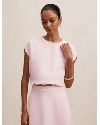 Forever New - Georgina Petite Bubble Hem Top - Lyst