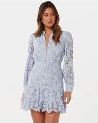 Forever New - Evie Lace Mini Dress - Lyst