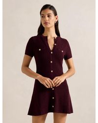 Forever New - Rosa Stitch Interest Knit Mini Dress - Lyst