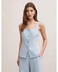 Forever New - Lee Square Neck Waistcoat Top - Lyst