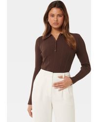 Forever New - Vida Polo Knit Top - Lyst