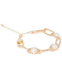 Forever New - Signature Blair Link Pearl Bracelet - Lyst