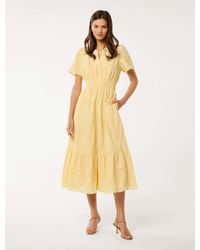 Forever New - Eleanor Embroidered Midi Dress - Lyst