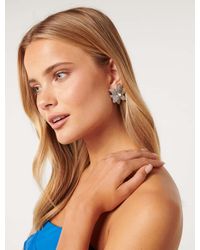 Forever New - Signature Flo Flower Earrings Recycled Zinc/Glass - Lyst