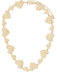 Forever New - Signature Sally Textured Heart Necklace - Lyst