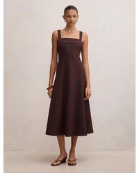 Forever New - Harriet Low Back Bow Midi Dress - Lyst