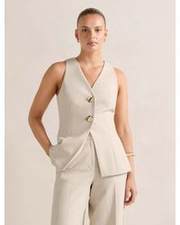 Forever New - Lulu Long Waistcoat - Lyst