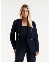 Forever New - Chloe Military Blazer Jacket - Lyst