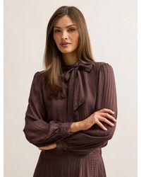 Forever New - Preslee Neck Tie Blouse - Lyst