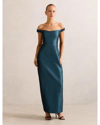Forever New - Mindy Bardot Ruffle Midi Dress - Lyst