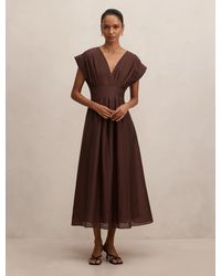 Forever New - Alessandra Petite Tucked Midi Dress - Lyst