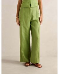 Forever New - Posey Linen Wide Leg Trousers - Lyst