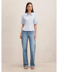Forever New - Gracie Bubble Sleeve Shirt - Lyst
