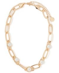 Forever New - Signature Blair Link Pearl Necklace - Lyst