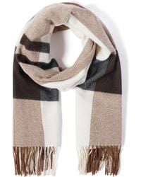 Forever New - Bryony Check Premium Wool Scarf - Lyst