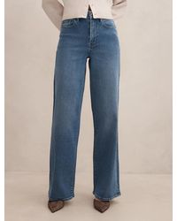 Forever New - Slim Wide Leg Jeans - Lyst