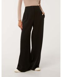 Forever New - Freya Petite High-Waisted Wide-Leg Trousers - Lyst